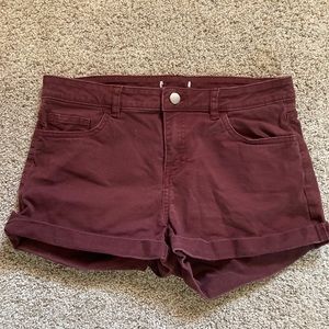 Maroon shorts